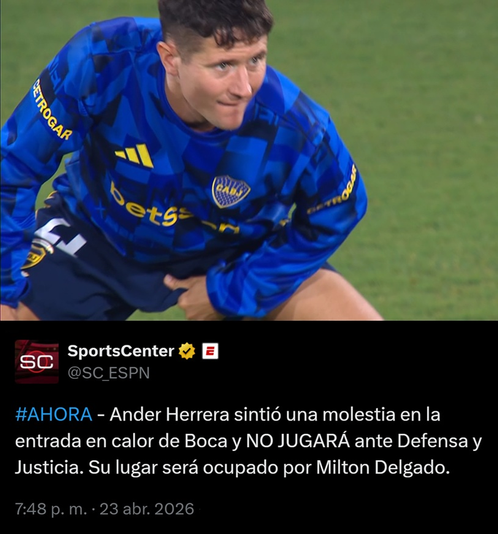 Ander Herrera, otra vez lesionado. Sufre el mundo Boca. Ander Herrera, otra vez lesionado. Sufre el mundo Boca. 
