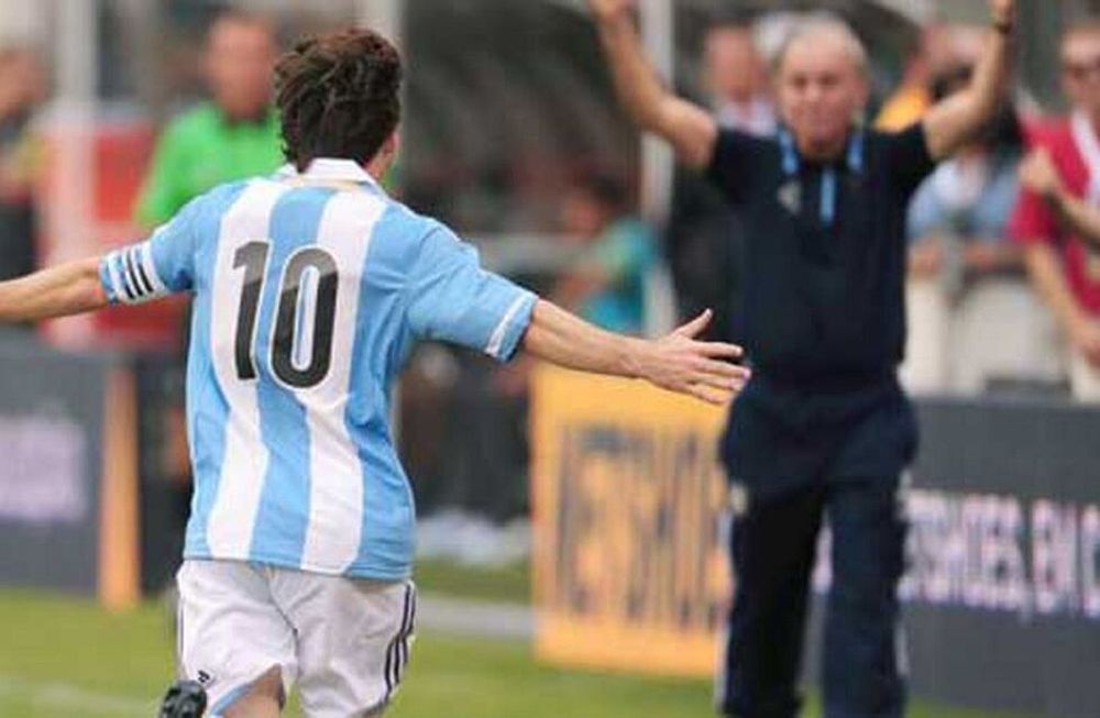 Messi le dedicó unas palabras de despedida a Alejandro Sabella, quien fue director técnico de la selección.