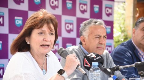 Los Andes | Bullrich y Cornejo consideraron que el Gobierno nacional debe actuar en el conflicto mapuche en el sur (Foto Prensa Cambia Mendoza)