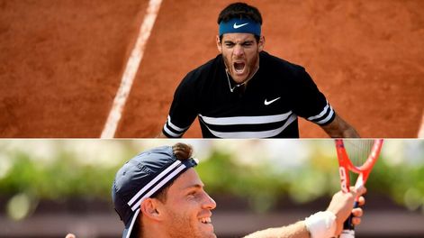Luego de  13 años, dos argentinos en Cuartos de Final de Roland Garros