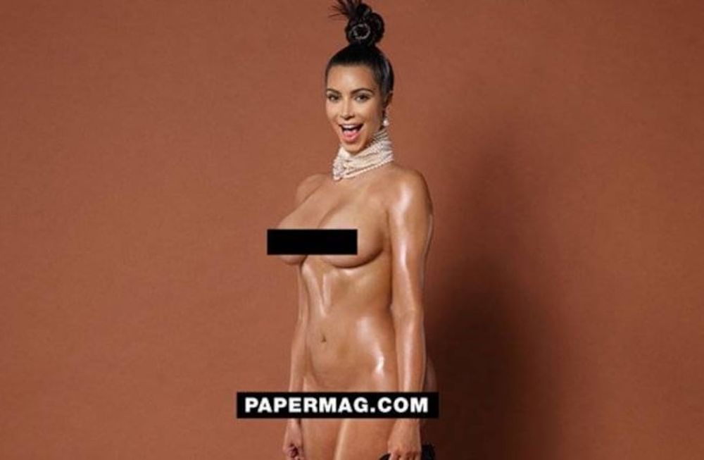 A Kim Kardashian no le importaron los memes y redobló la apuesta: desnudo frontal