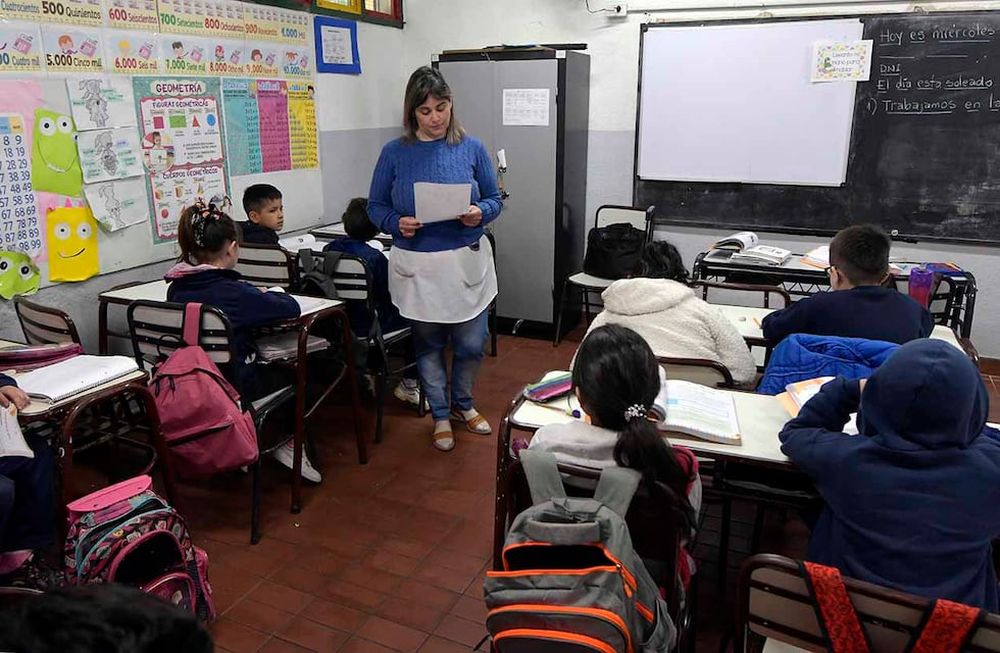 Esta última medición del año abarca a alumnos de segundo a séptimo grado en el Nivel Primario y de primero a sexto año en el Secundario. Foto: Orlando Pelichotti / Los Andes