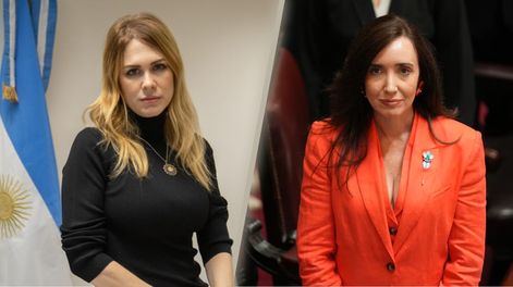 Lilia Lemoine y Victoria Villarruel, una interna de larga data.