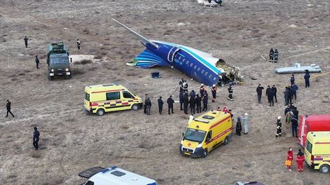 Los Andes | Se cayó un avión en Kazajistán