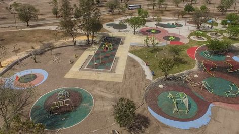 Luján inaugura hoy la plaza de juegos más grande de Mendoza