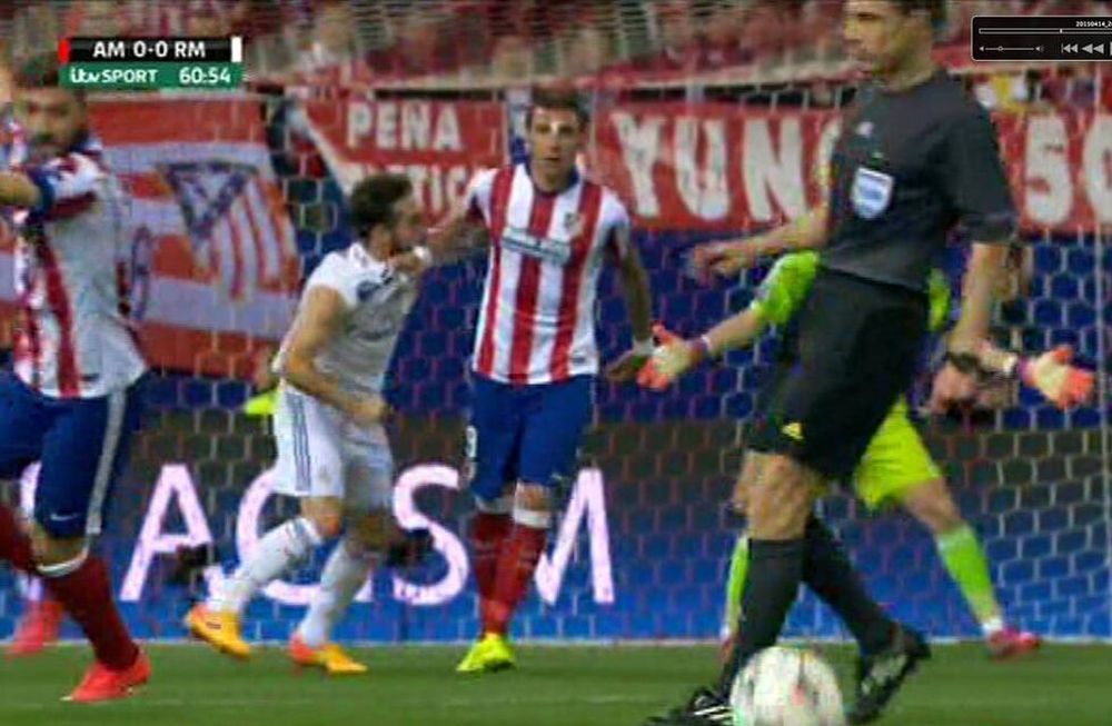 Tras el derbi madrileño entre Atlético y Real, dos jugadores desmintieron que hubiera un mordisco