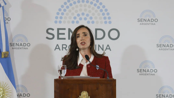 La vicepresidenta, Victoria Villarruel. Foto: MARIANO SANCHEZ/ NA