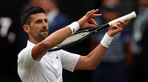 Los Andes | El tenista serbio hizo un particular festejó y despertó la polémica en Wimbledon.