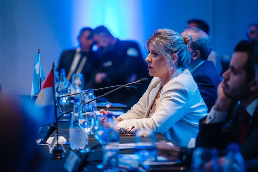 La ministra de Seguridad de la Nación, Alejandra Monteoliva, en la reunión del Consejo de Seguridad Interior.