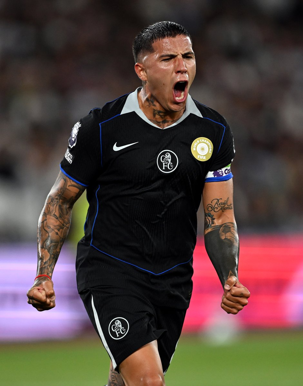 Gardelito y su primer gol de la temporada con el Chelsea.