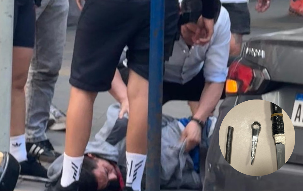 Custodio del Gobernador detuvo a una ladrón en pleno Centro