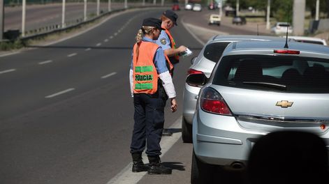 Mendoza, 25-12-17. Recorrida por controles viales y de alcoholemia, en el Gran Mendoza.