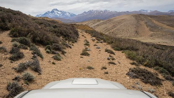 Malargüe, Camino al proyecto minero Hierro Indio. Allí se invirtió U$S 2.000.000 para conocer con precisión el volumen de las reservas del yacimiento. / Foto: Ignacio Blanco / Archivo Los Andes