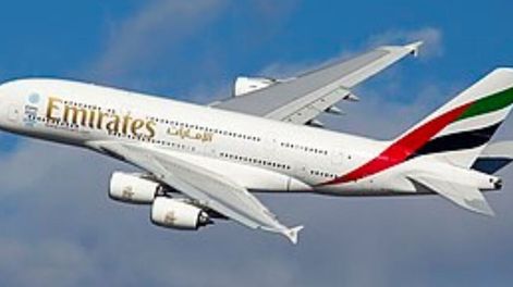 avión Airbus A380 de Emirates