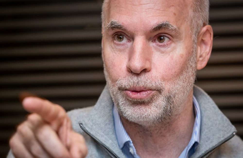 El jefe de gobierno de la ciudad autónoma de Buenos Aires Horacio Rodriguez Larreta, llegó a Mendoza para acompañar la candidatura de Alfredo Cornejo.  retrato Foto: Ignacio Blanco / Los Andes