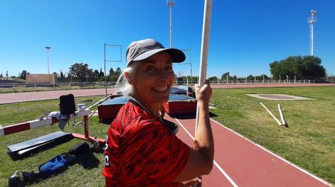 Nené, entrenadora de atletismo de Mendoza. / Los Andes