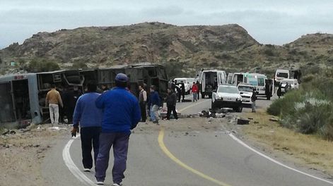 El impactante siniestro ocurrió el 25 de junio de 2017 y dejó como saldo 15 víctimas fatales y 38 heridos. / Foto: Gentileza / Twitter: Alejandro Tagua