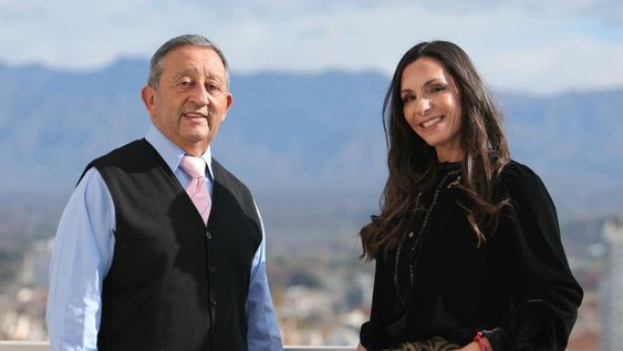 Celso Jaque y Laura Rez Masud En La Cima de Los Andes.