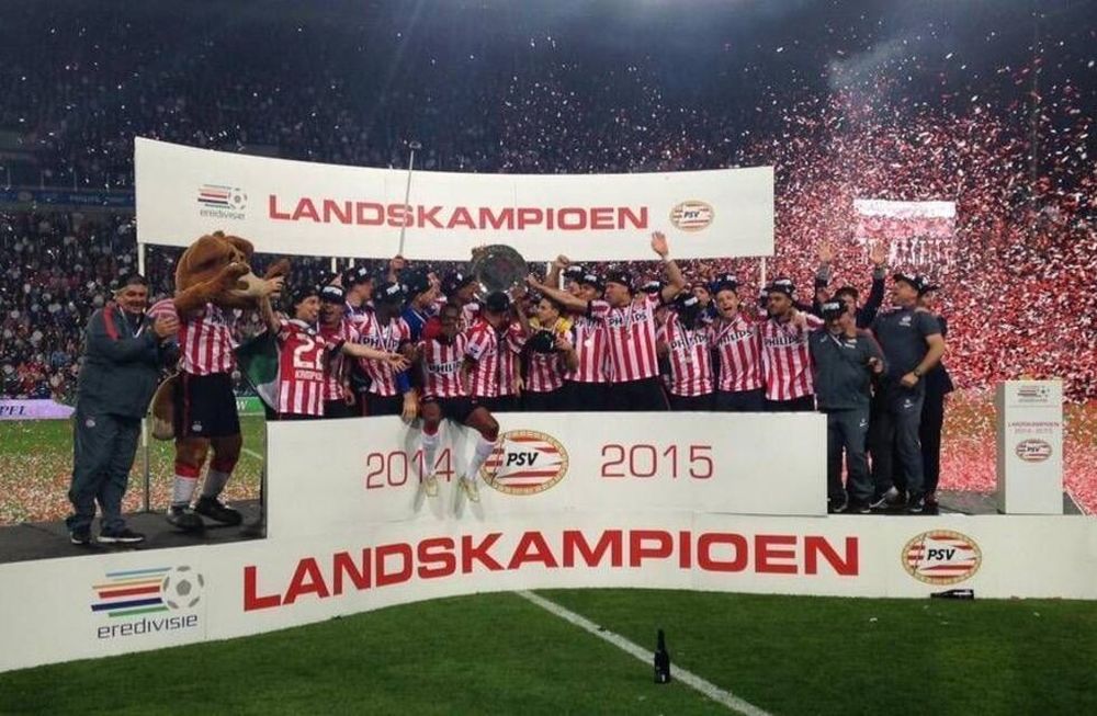 El PSV festeja un nuevo título en la liga holandesa