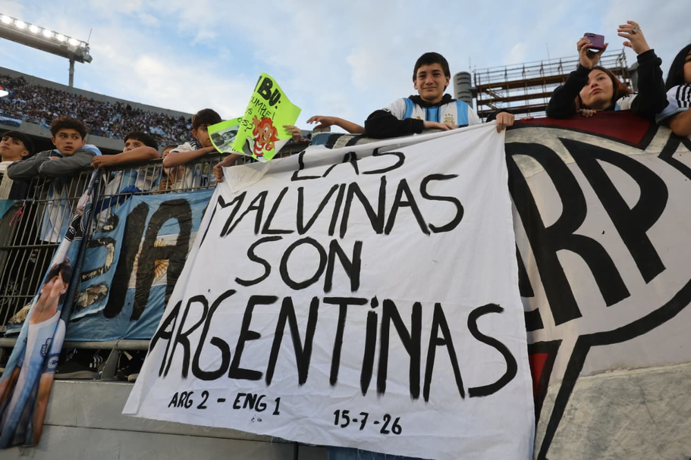 Los Andes en la despedida de Lionel Messi: todo el color de los hinchas de la Selección Argentina.