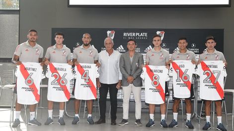 Presentación de los refuerzos de River con la presencia de Marcelo Gallardo. / Gentileza.