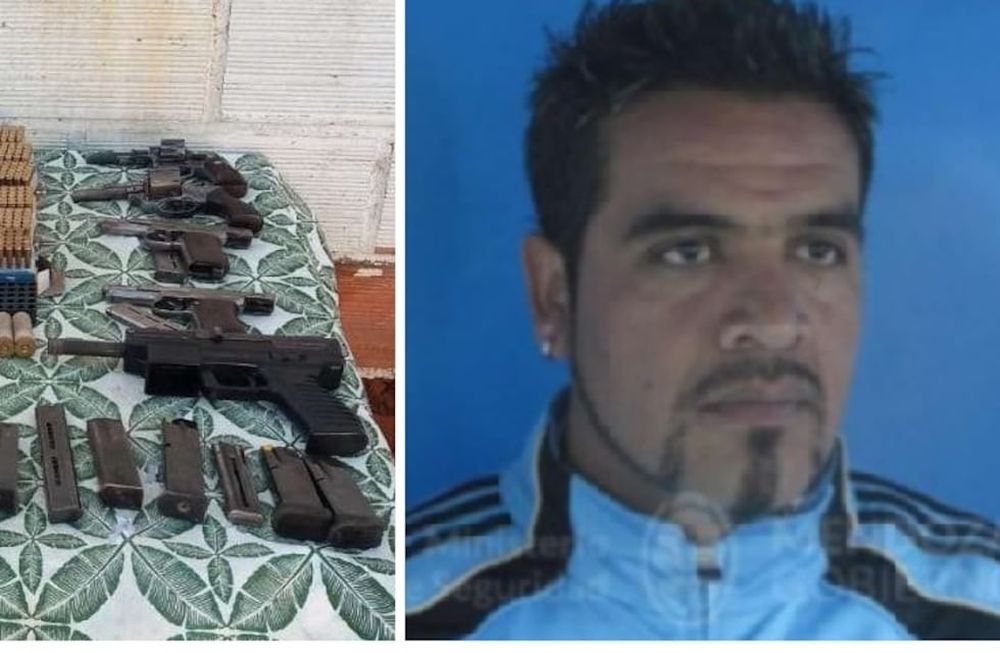 Tras un operativo realizado en abril de 2020 detuvieron a supuestos miembros de la banda y secuestraron armas y droga. En la imagen, Diego Aguilera.