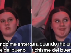 Viral: fue a LAM como espectadora, escuchó un chisme y no pudo disimular su reacción