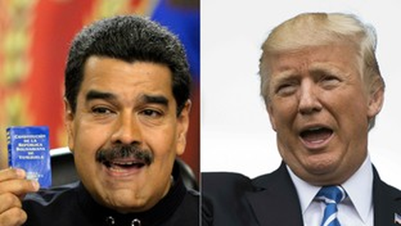 Nicolás Maduro y Donald Trump.