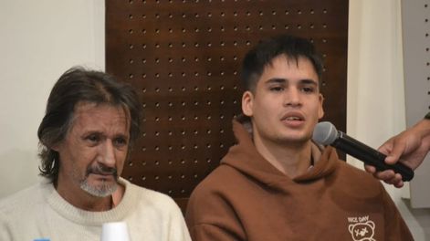 Fabián D’agostino (54) y su hijo, Axel D’agostino (24), condenados por el asesinato de los hermanos Franco y Kevin Álvarez. | Foto: prensa Poder Judicial.