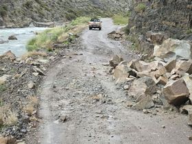 Cerraron el Cañón del Atuel por las lluvias: qué otras rutas de Mendoza están intransitables.