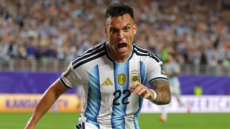 Lautaro Martínez, delantero de la Selección Argentina