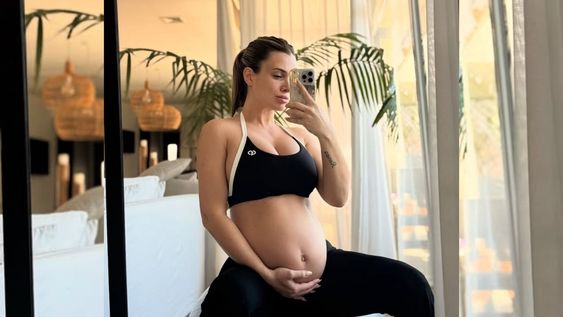 camila homs mostro su embarazo en la semana 40 y compartio la espera por la llegada de su hija