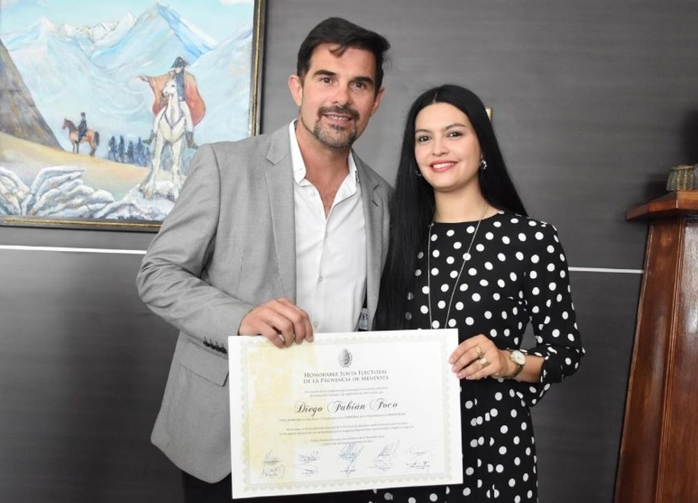 El exconcejal Diego Foco es esposo de la intendenta de Santa Rosa, Flor Destéfanis (PJ). 