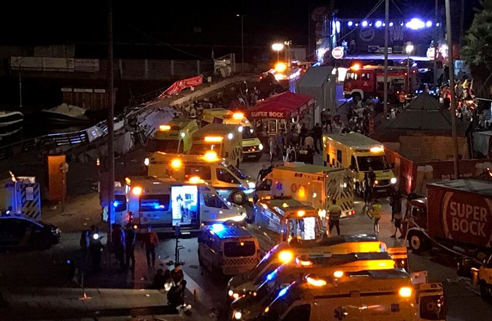 Se desplomó un paseo marítimo en España y hay más de 300 heridos
