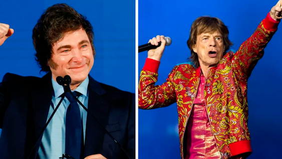 Crece la versión de un encuentro entre Javier Milei y Mick Jagger.