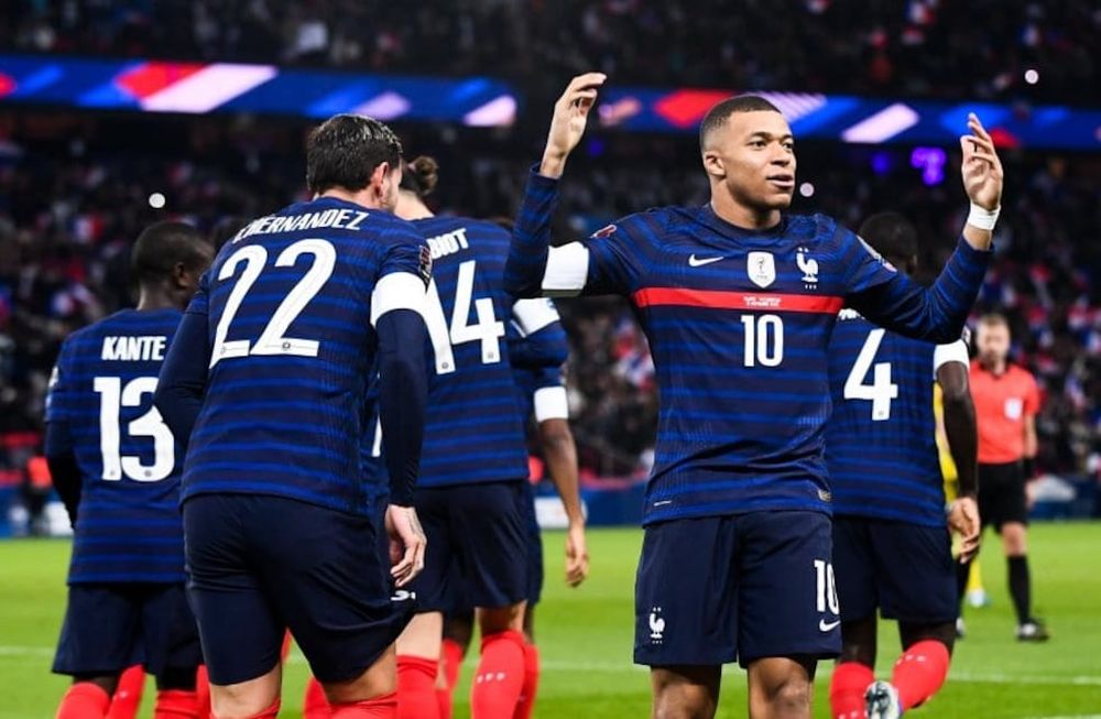 CUARTO GOL DE MBAPPÉ Y OCTAVO DE FRANCIA ANTE KAZAJISTÁN. / GENTILEZA.