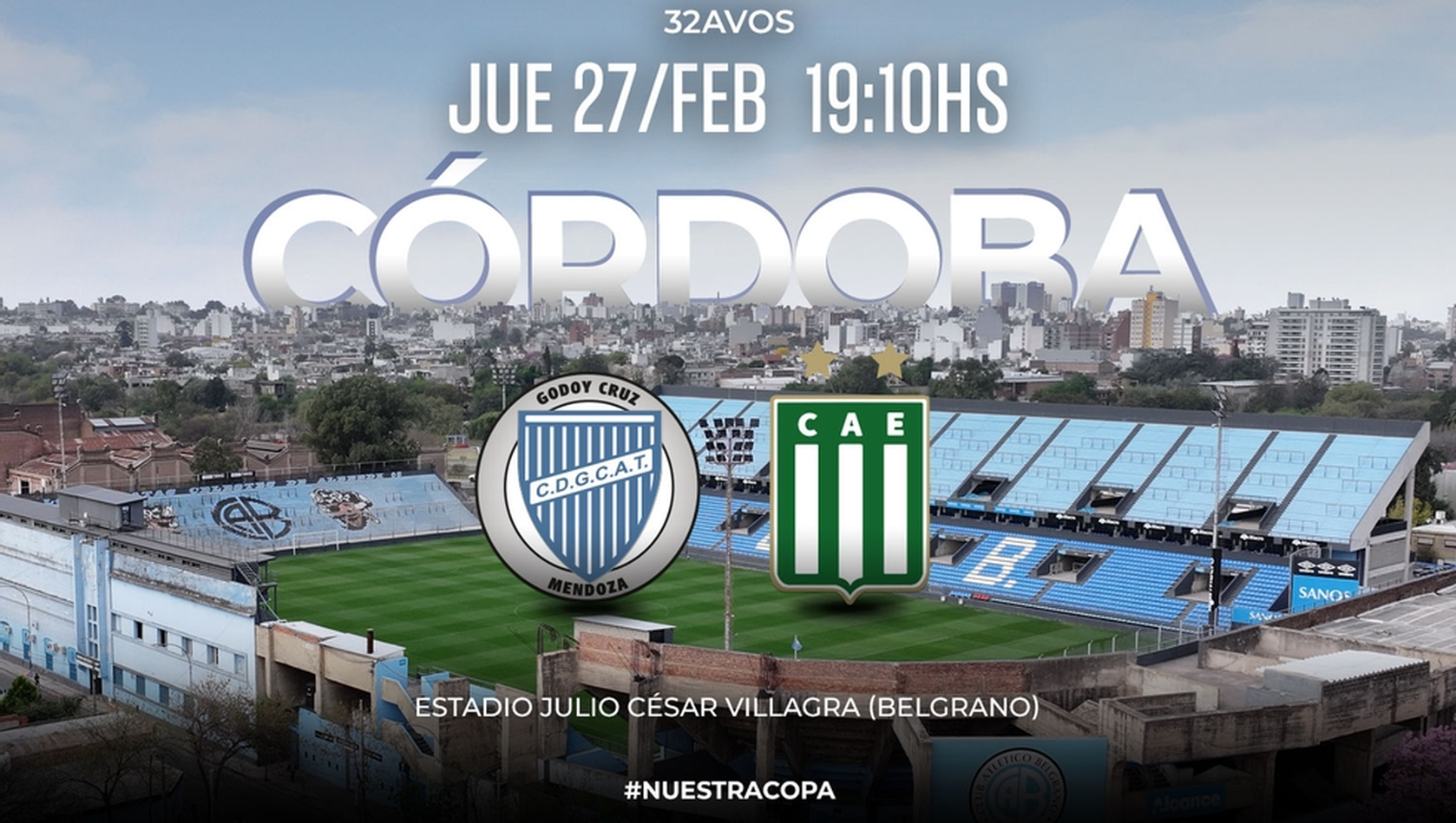 Godoy Cruz - Excursionistas por la Copa Argentina