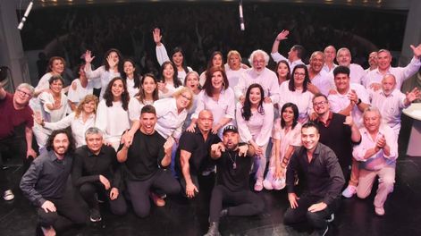 Los Andes | El coro que dirige Alejandro Scarpetta.