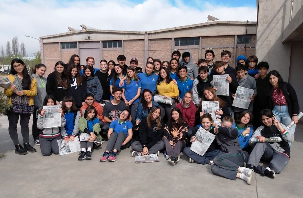 Esta vez fue el turno de la Escuela Italiana para visitar la Planta Impresora de Los Andes