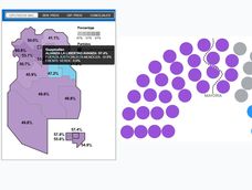 Mapa interactivo en Mendoza: mirá quién ganó y perdió en tu departamento