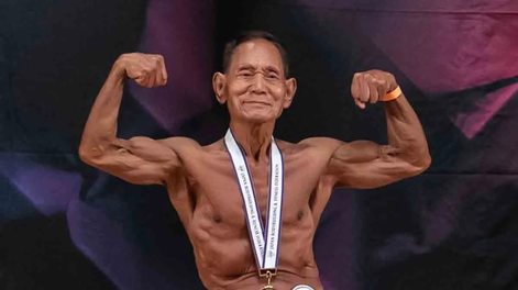 Toshisuke Kanazawa,&nbsp;ganador del Campeonato de Fitness Máster de Japón.