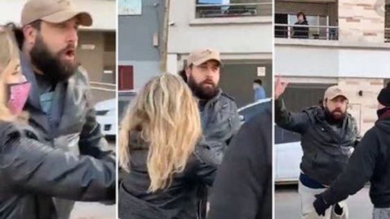 Juan Manuel Paradiso, el influencer al que se lo observó enfurecido en las imágenes porque la música alta no lo dejaba dormir. Foto: Captura de video