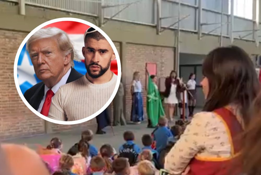 Investigan adoctrinamiento escolar: inspectora puso como ejemplo a Bad Bunny y cuestionó a Trump