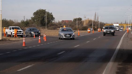 Avanzan las obras en el Acceso Sur (Luján de Cuyo)