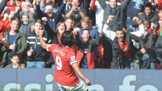 Premier League: el Manchester United empató con gol de Falcao