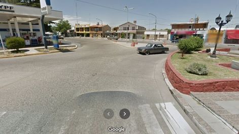 Rotonda de Tupungato, donde se cobró una vida en esta madrugada del domingo. /Captura de imagen de Google Maps.