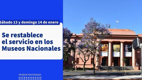 Comunicado de los Museos Nacionales.