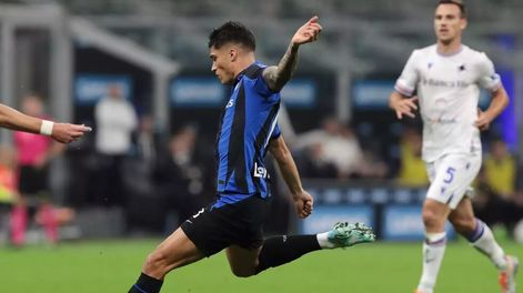 El Tucu Correa cerró la goleada del Inter ante la Sampdoria, por la fecha 12 de la Serie A. (Foto: @Inter)
