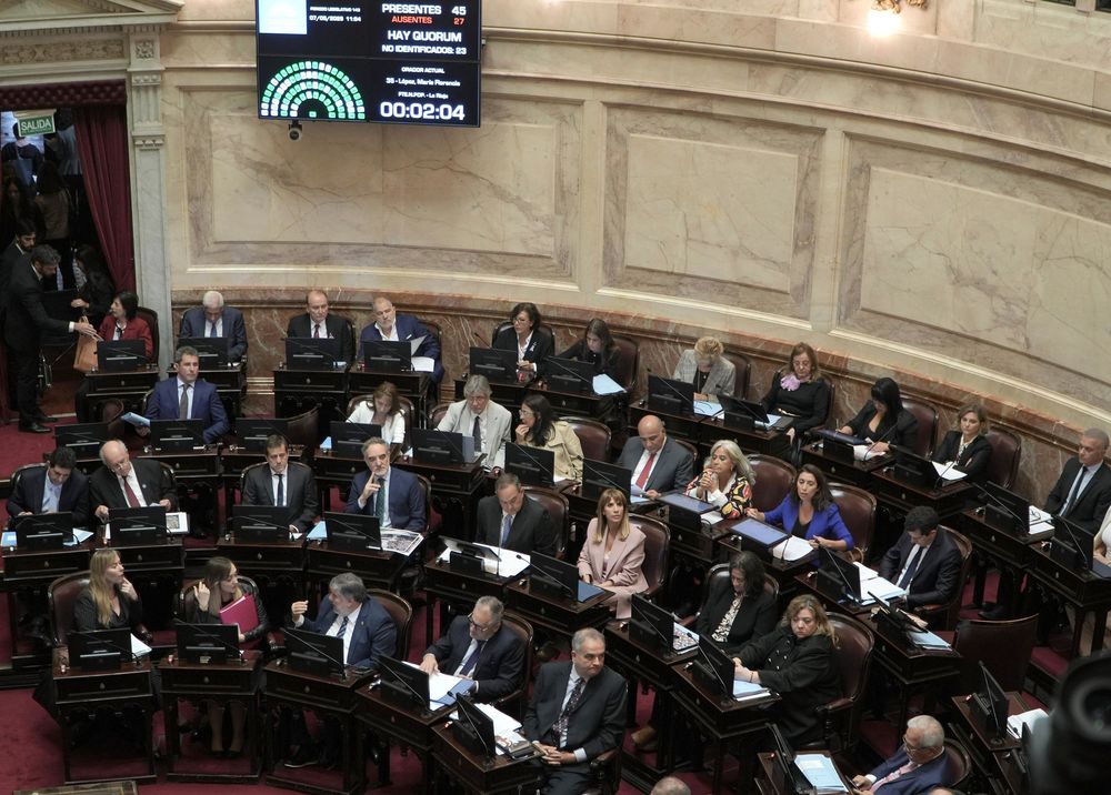 El Senado en sesión. (archivo)