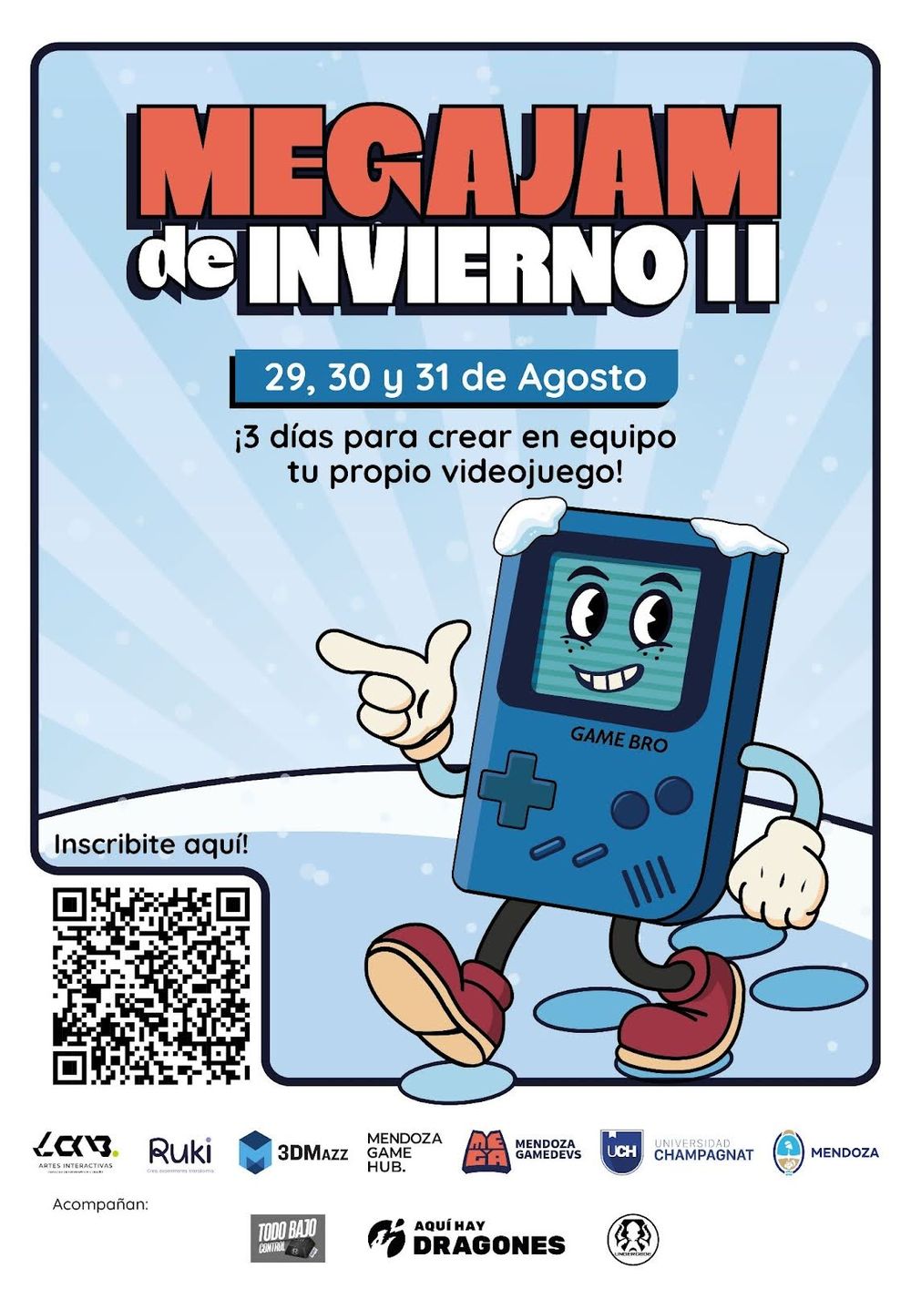 Se viene la segunda edición de la MEGAJAM de invierno en Mendoza, un encuentro que reune a empresarios, desarrolladores y fanáticos de los videojuegos.